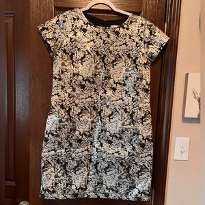 Xhilaration Black and White Floral Mini Dress
